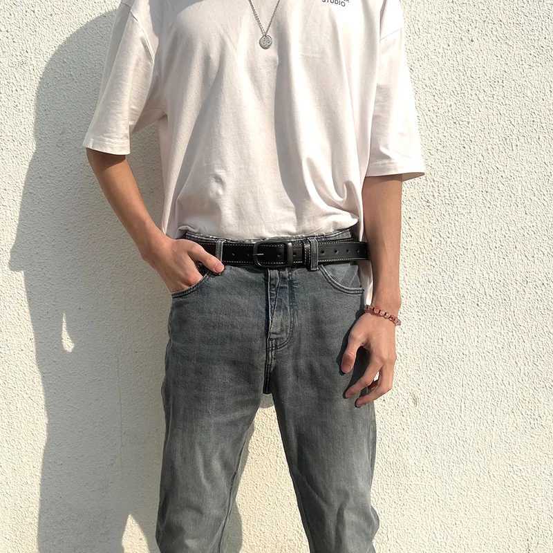 Mens Trousers Belt Simple Fashion Luxury Brand Leather High Quality Waistband Men Luxury Brand Black Belt DT151 W250717