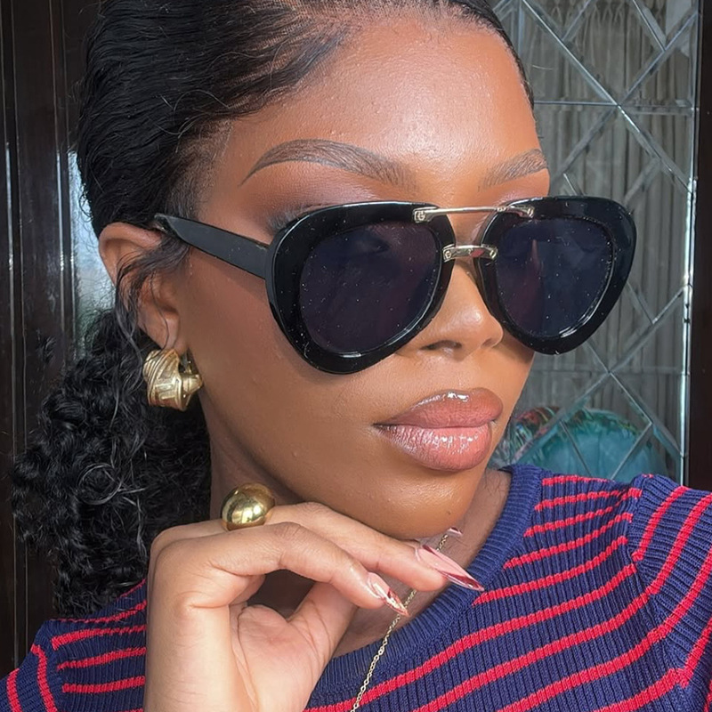 Designer Sunglasses For Women Men Round Style Sunglasses Fashion Classic Sunglasses Luxury Polarized Goggle Pilot PC Frame Oversized UV400 Eyewear SP2