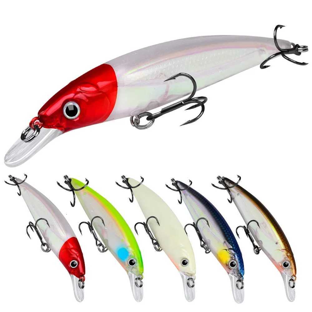 Bait Minnow 7g 14g 40g Luminous Bionic Fake Baits Plastic Hard Bait Fishing Bait Long Throw Floating Water Lure Swimbait Z250717