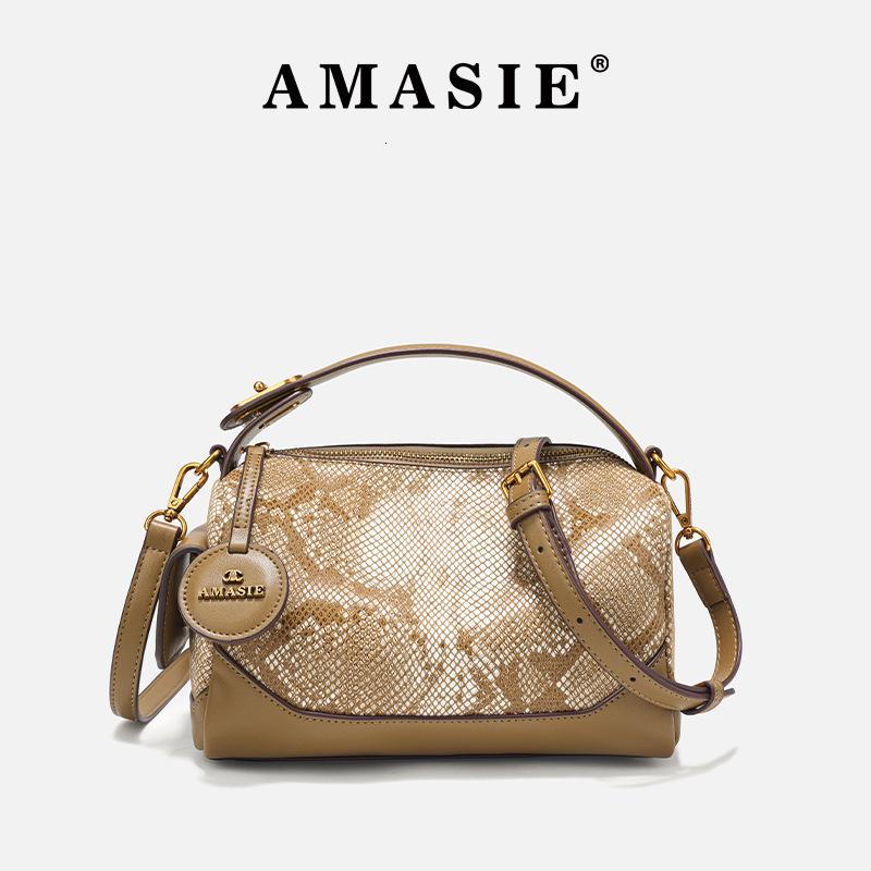 Women's Fashion Serpentine Boston Bag Free Shipping Designer Luxury New Multi Functional Handbag Casual Single Shoulder Crossover Shopping Bag