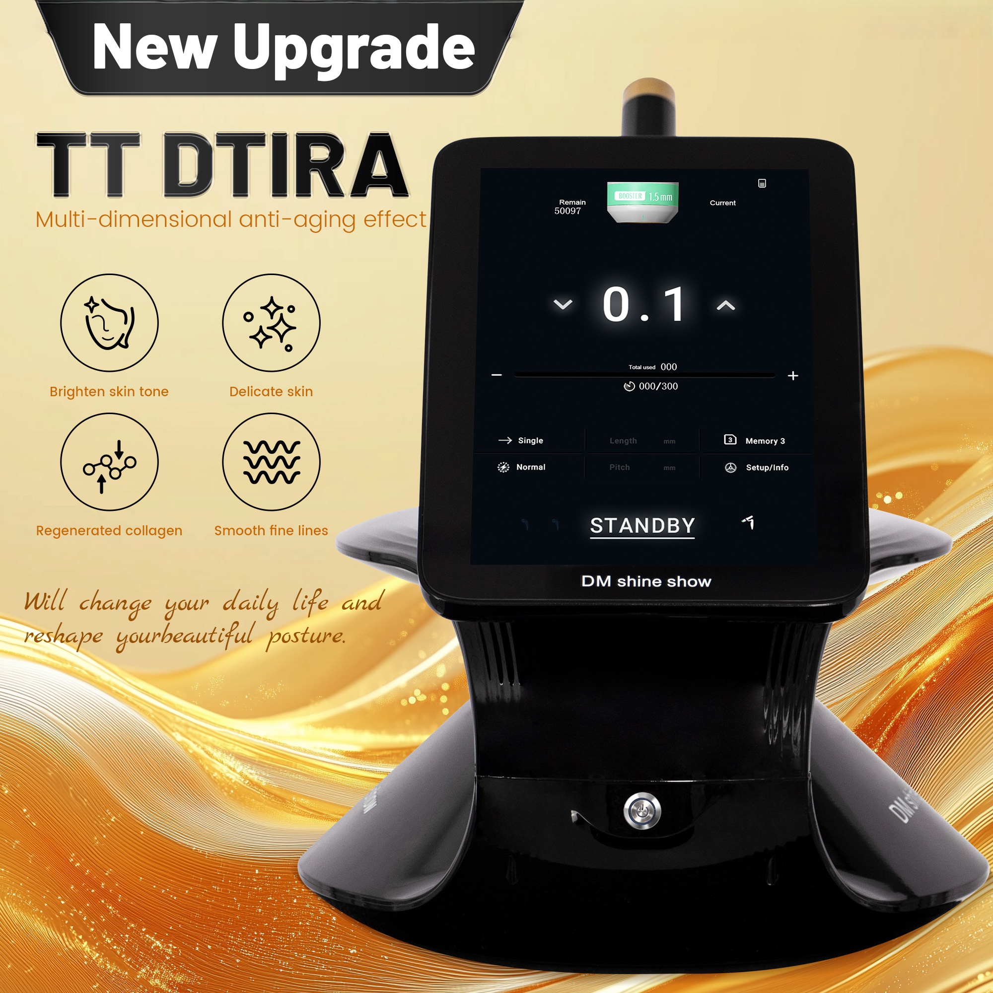 Portable Professional 13.3 TT RF Machine: Facial/Body Lift, Skin Firming Tightening Anti-aging Rejuvenation