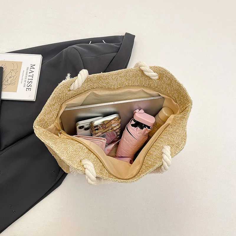 FAshionable Tote Bag for Woven Shoulder Bag Simple Versatile Class Bags Designer Bags Summer Beach Bags Z250717