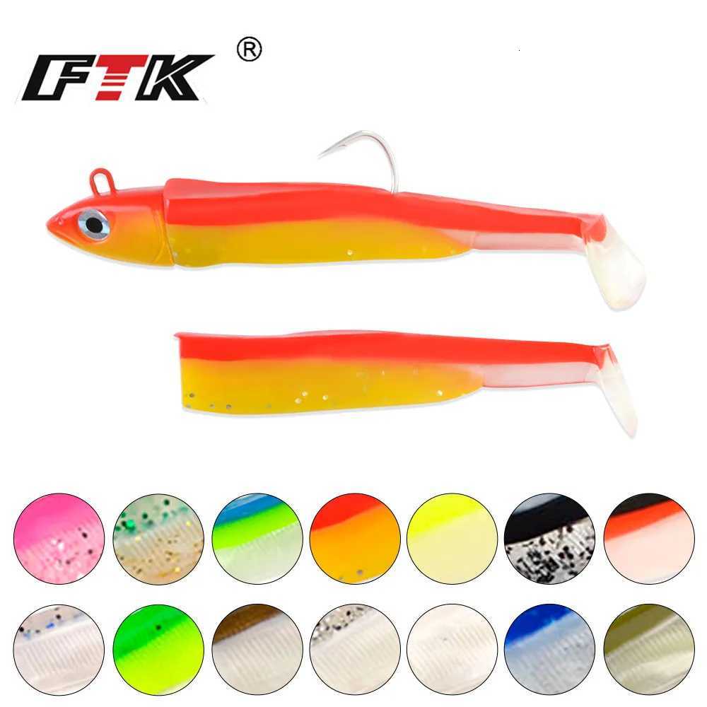Black minnow jig fishing lure soft pike lure 5g/12g/ 25g bass fishing shad soft bait boat code seabass bait for Zand Z250717