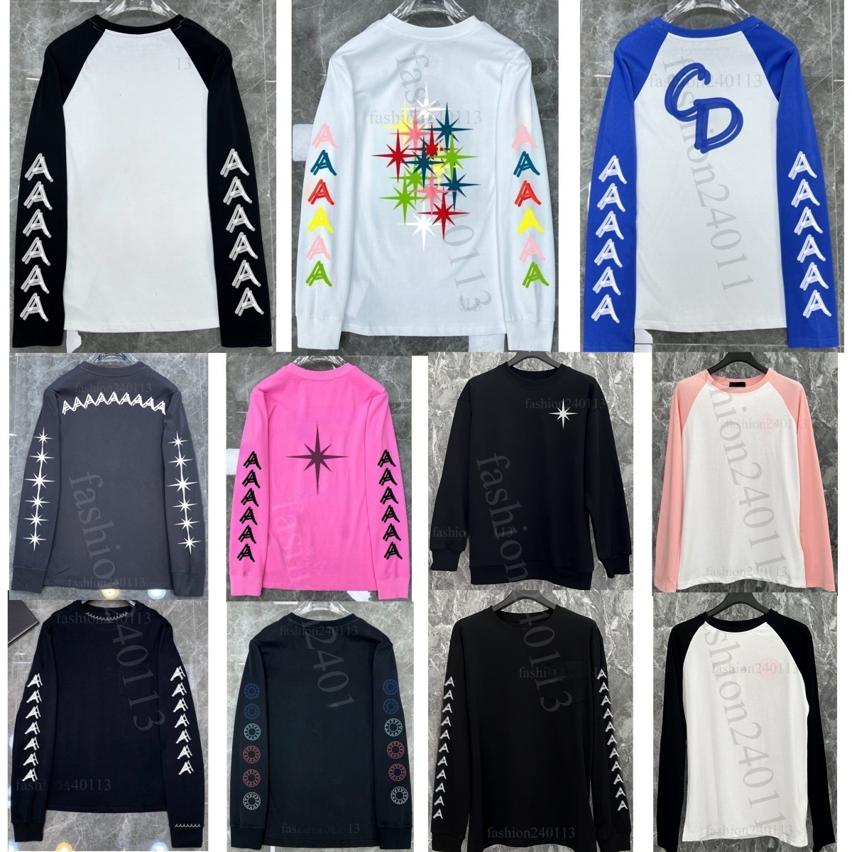shirts for men designer t shirt women tshirt long sleeve letter printed tshirts spring summer cotton high street styles breathable sweatshirt tops mens clothing