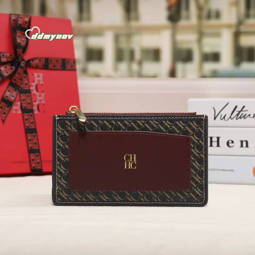 CH Wallet Multi-Use Compact Fashion Money Clip Multiple Colors Elegant Convenient Boxes Simple Color Womens Card Bag ddmynov