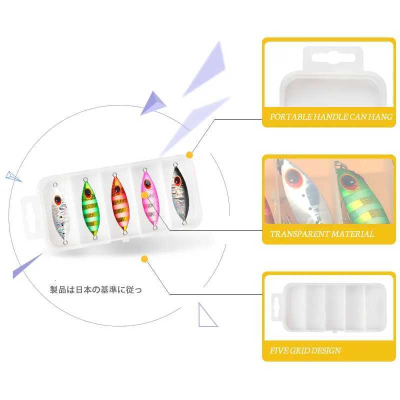 Magic Works Metal Lure 14G 20G 30G Sea Fishing Set Artificial Bait Kit Fishing Tackle Professional Slow Jig Lures Saltwater Z250717