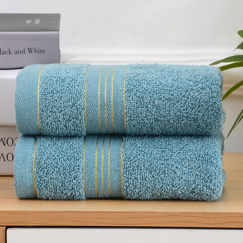 8 pieces of pure cotton Towels Sets Home Bath Towels Adults Face Towel Thick Absorbent Luxury Bathroom Towels Toalha De Praia