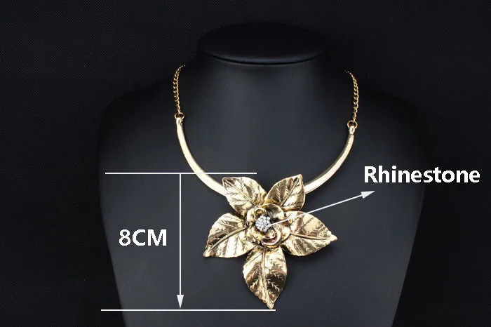 Fashion Long Vintage Jewelry Antique Big Flower Pendant Necklace Statement Choker Necklace Pendants For Women XLL173 250716