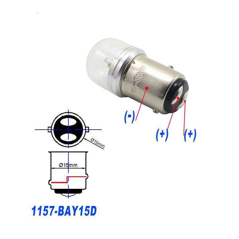New P21w Car-styling Ba15s G18 R5W Canbus Led Bulb Auto Source Rear Lamp Dc12v 3W BA15D Signal Lights pack of 2