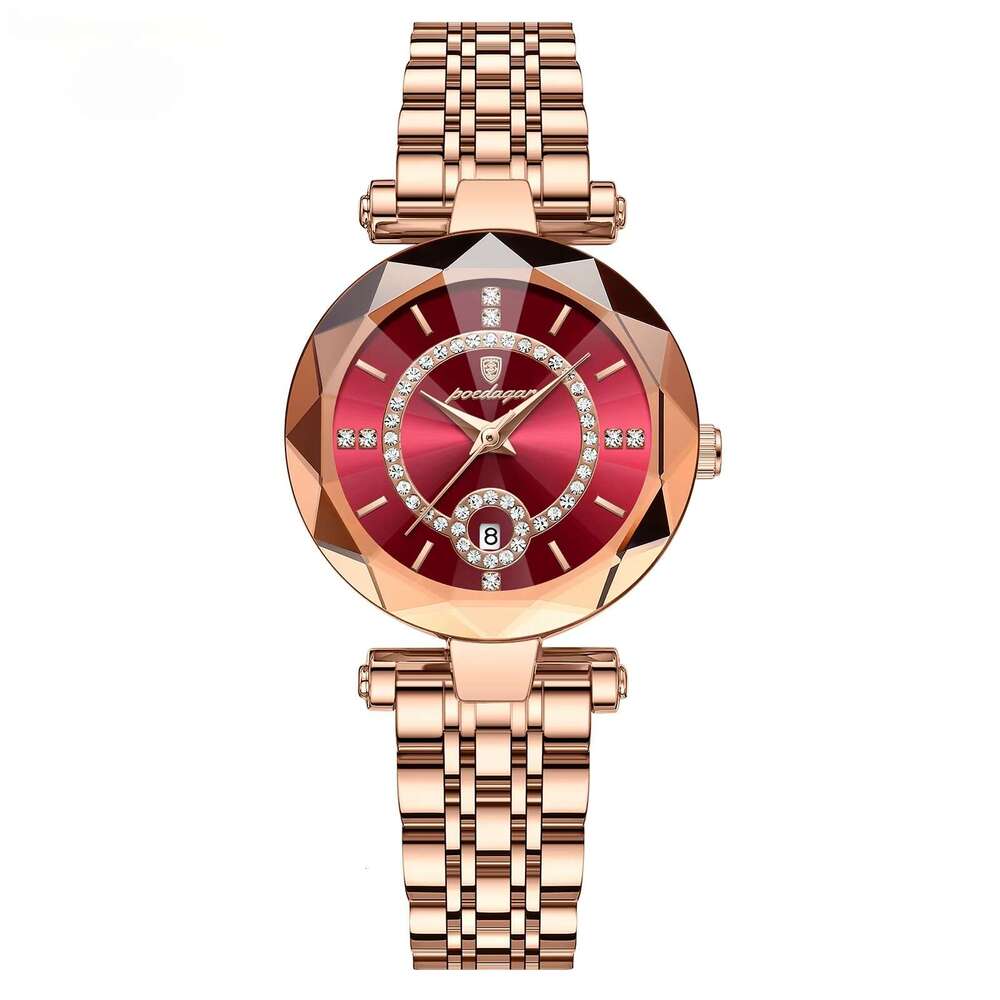 DHwatches Women's Ultra-Thin Watch - 50M Waterproof Stainless Steel Quartz Wristwatch with Date (Model 726)