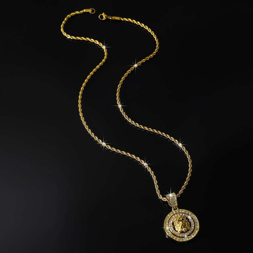 Hot Selling Hip-Hop Dia-Studded New Style Personalized Pendant Necklace for Men