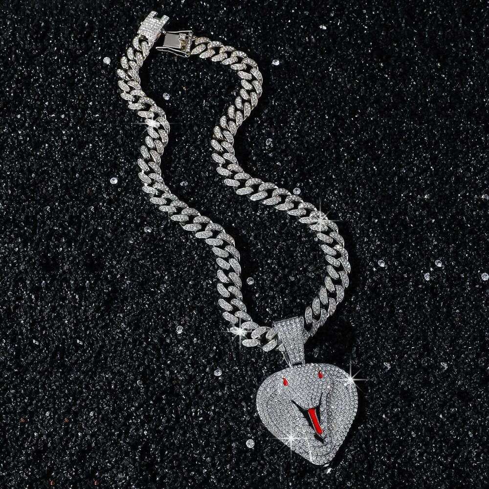 Hot New Design Hip-Hop Personality Creative Zodiac Snake Pendant Necklace