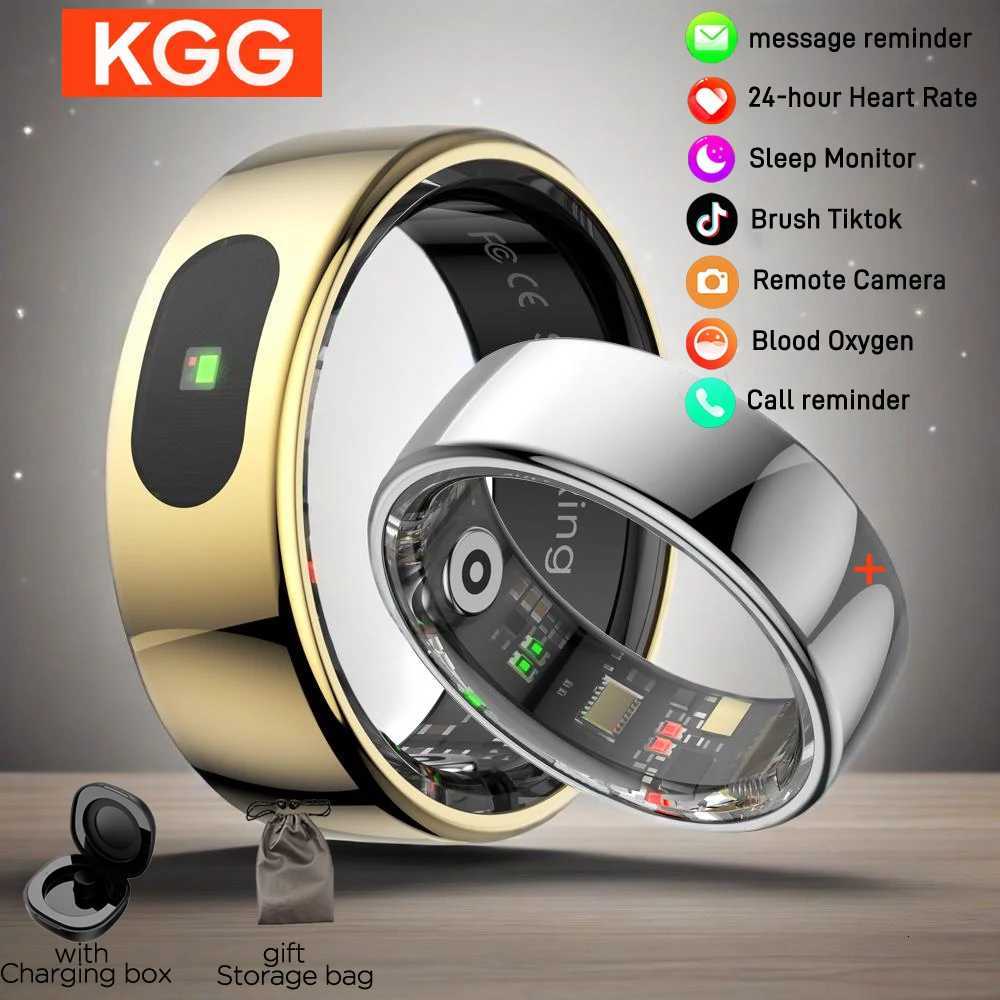 2025 R08 Smart Ring Men Women Health Monitor Skin Temperature IP68 5ATM Waterproof Touch Control Function Smart Finger Ring W250717