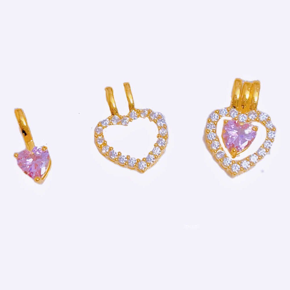 Heart Necklace For Women Unique Design One Can Be Split Into Two Simple And Elegant Light Titanium Steel Non-Fading Chain 341