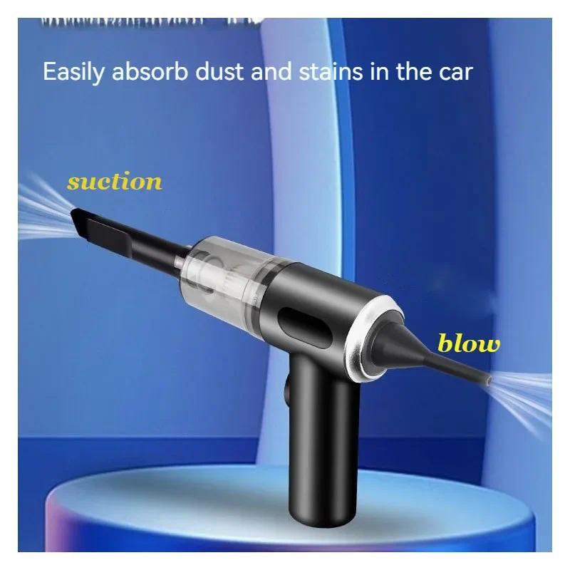 3 In 1 Integrated Utor28 Suction And Blowing Combination USB Charging Small Car Household Vacuum Cleaner