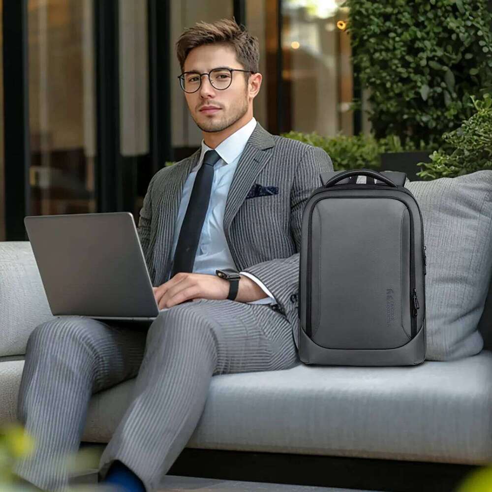 Business Travel Backpack Men Laptop with USB Charging Anti Theft Multi Functional Water Resistant School Work Bag