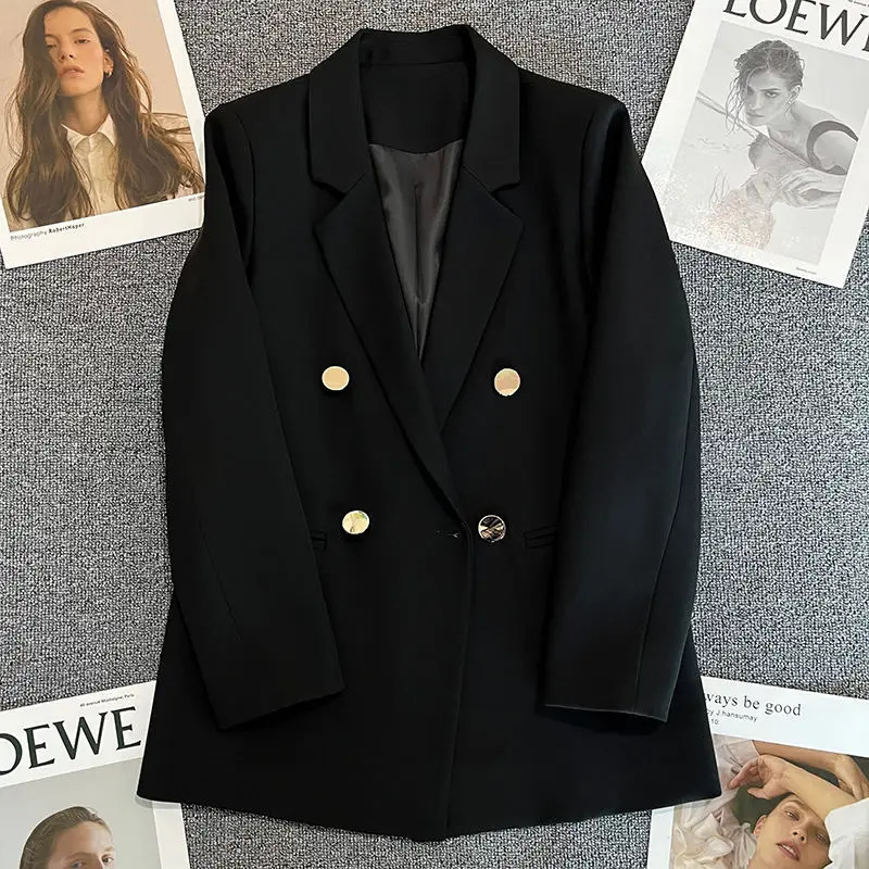 Womens Suit Coat Elegant Sports Casual Blazer Korean Fashion Jacket Spring Autumn Solid Color Ladies Clothing 250715