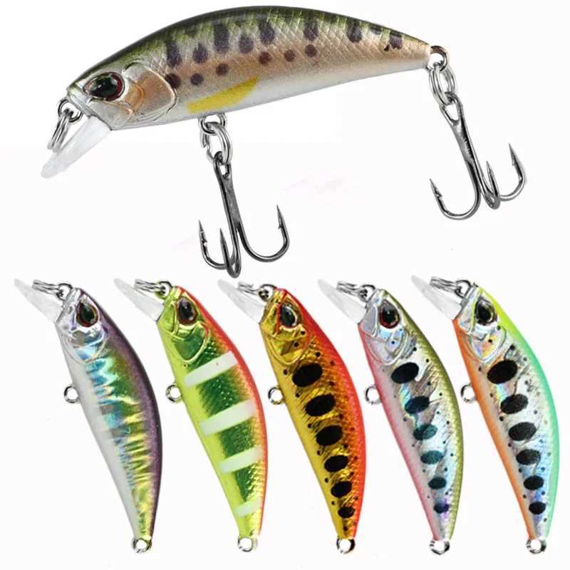 2024 Hot 38mm 3.2G Mini Sinking Minnow Jerkbaits Peche Artificial Bait WobbLEr Lure for Trout Bass Carp Fishing Z250717