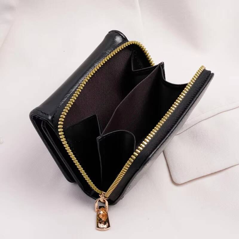 1pc Ladies Short Wallet Lightweight Fashion Suitable Work Business ID Credit Card Christmas Gift For Young Girl ddmynov