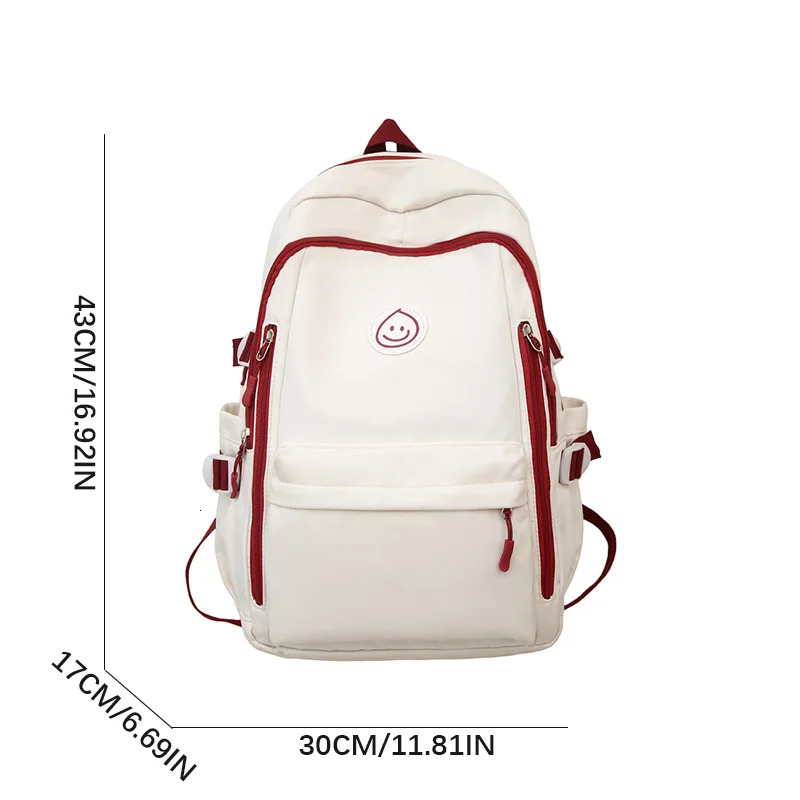 Students Schoolbag Tutoring Bag Large Capacity Knapsack Waterproof Outdoor Travel Backpack Tote Gift 250714