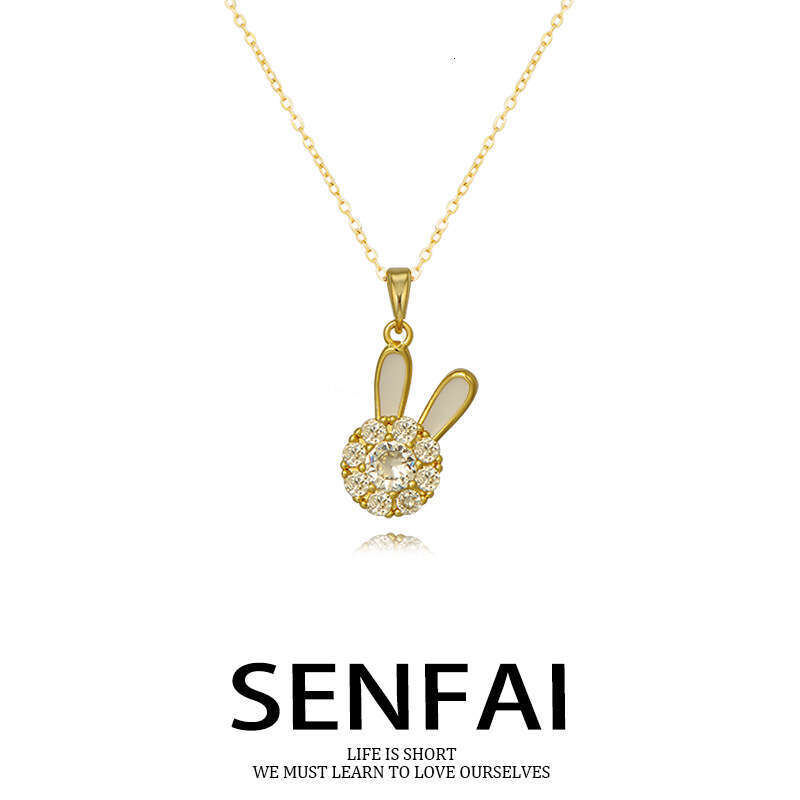 Tiktok Kuaishou Internet Celebrity Fortune Rotating Necklace Women's Jewelry Pendant DIY Accessories 67A