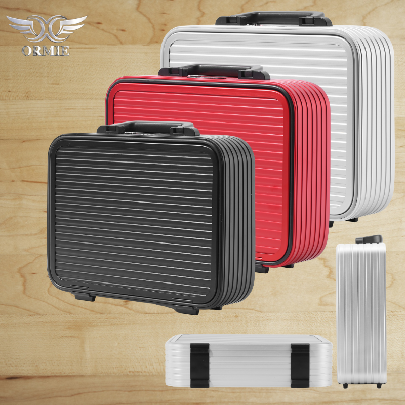 Aluminum Alloy Lightweight Suitcase with Thickened Shell - Portable Storage Box for Tools