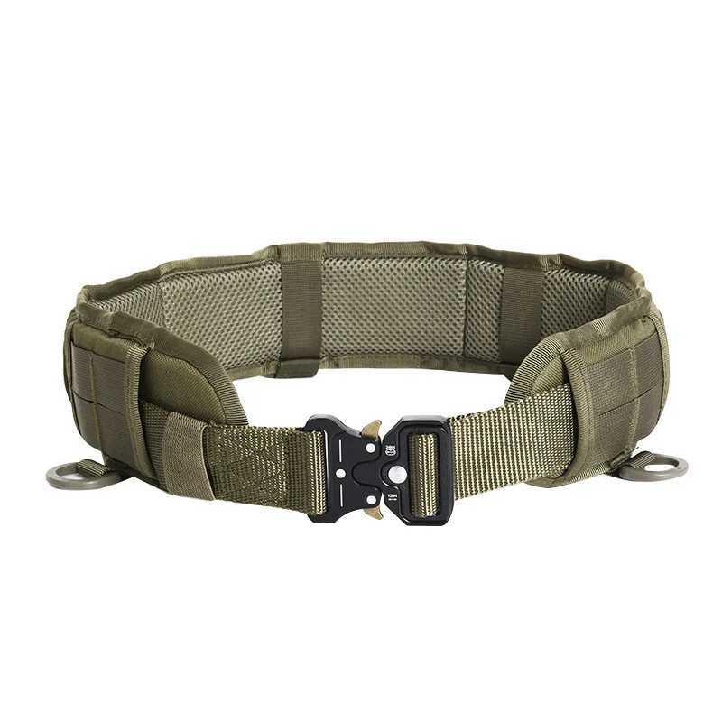 Mens Outdoor Hunting Tactical Belt Multi-Function Buckle Nylon Belt High Quality Outdoor Sport Canvas Belt W250717