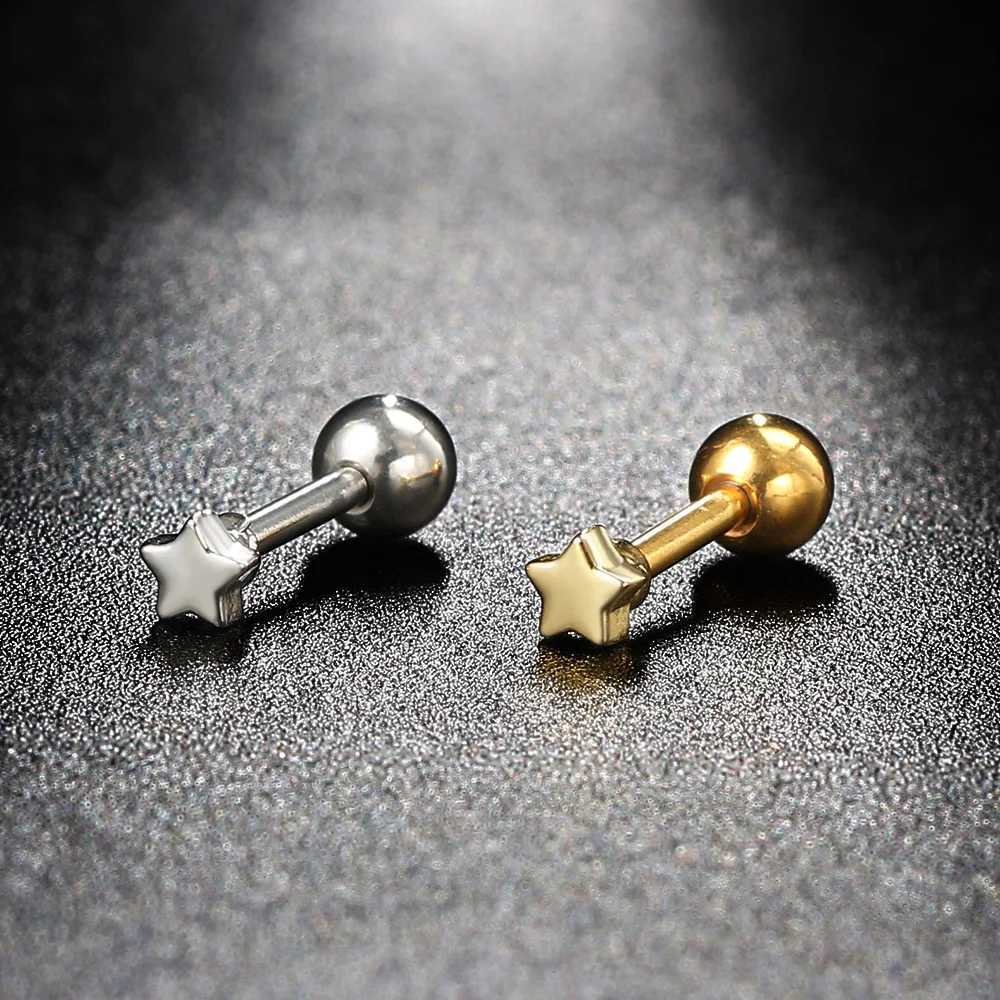 Tragus Piercing Womens Hoop Earrings With Chain Helix Star Butterfly Crown Zircon Ear Rook Daith Sung Body Jewelry Gift CC084 y250715