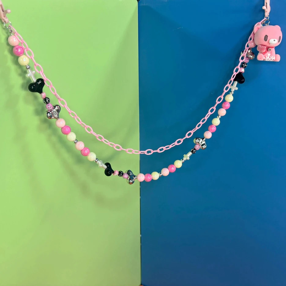 Punk Style Jeans Chain Gloomy bear Colorful Acrylic Star Accessory Hip-Hop Rock Waist Chain for Stylish Streetwear 250716