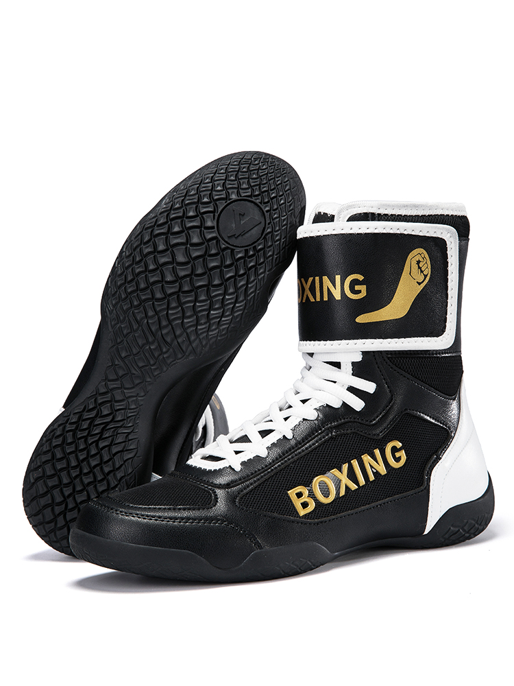 Boxing Sneakers Mens trainers training fitness competition wear resistant non slip shock absorption