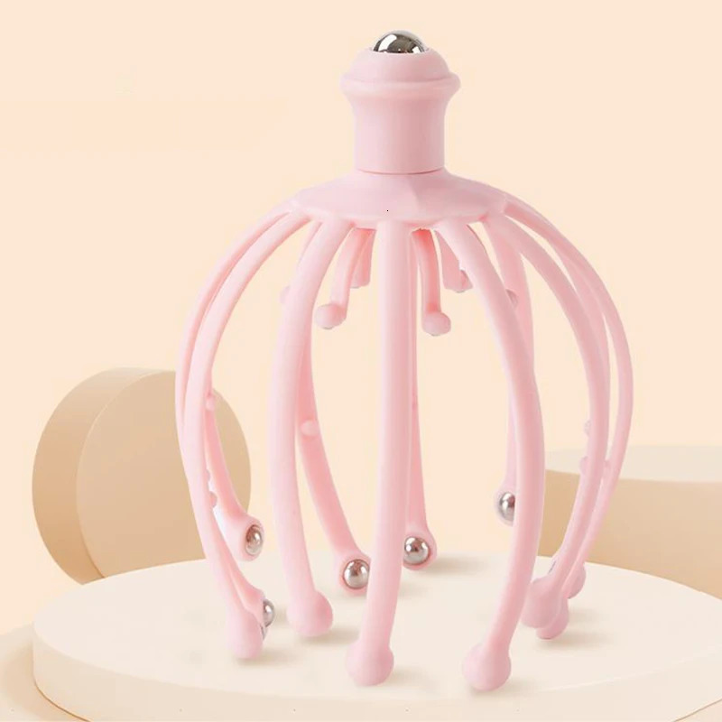 1 Multifunctional Octopus Head Massager Unisexes Detachable 18-Claw Massager Deep Relaxation Stress Relief Massage Tool 250716
