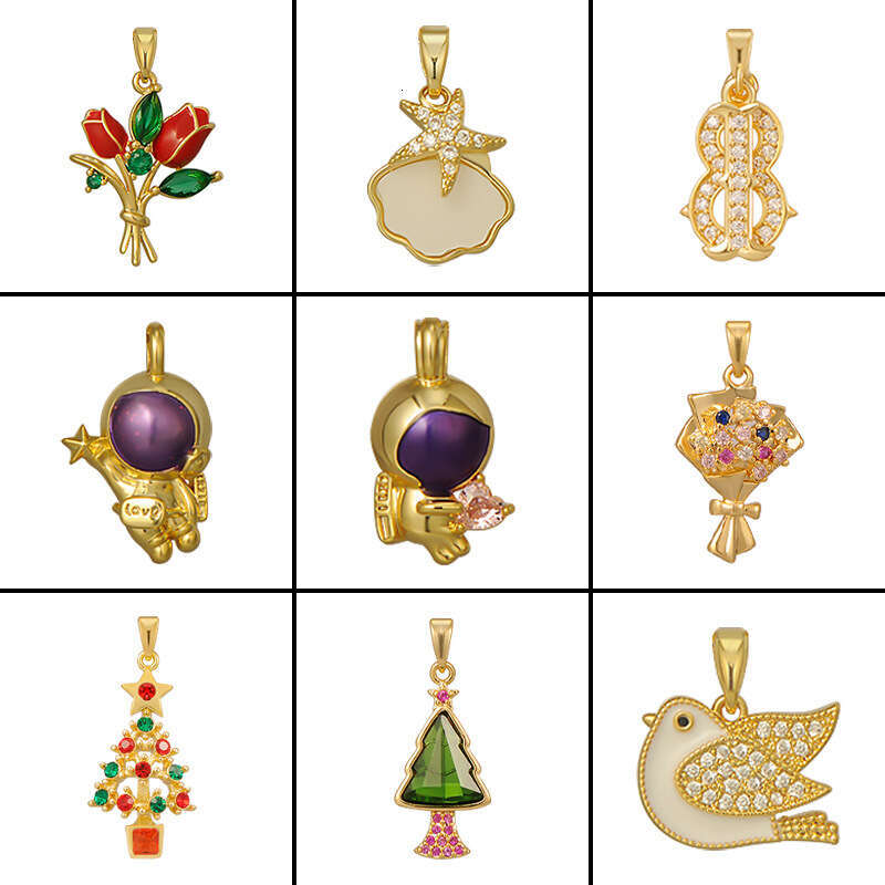 2023 New Fashion Versatile Elegant Necklace Four-Leaf Clover Pendant DIY Accessories Trendy Jewelry For Women 516