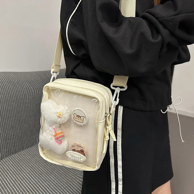 Japanese Harajuku Girl Ins Small Ulzzang Ita Bag One-shoulder Crossbody Bag Women Versatile Casual Mobile Phone Bag 250714