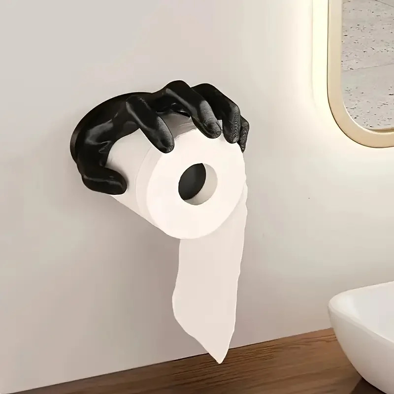 1Pc Novel Gothic Style Black Witch Hand Bathroom Toilet Paper Decoration Box Creative n Home Craft 250716
