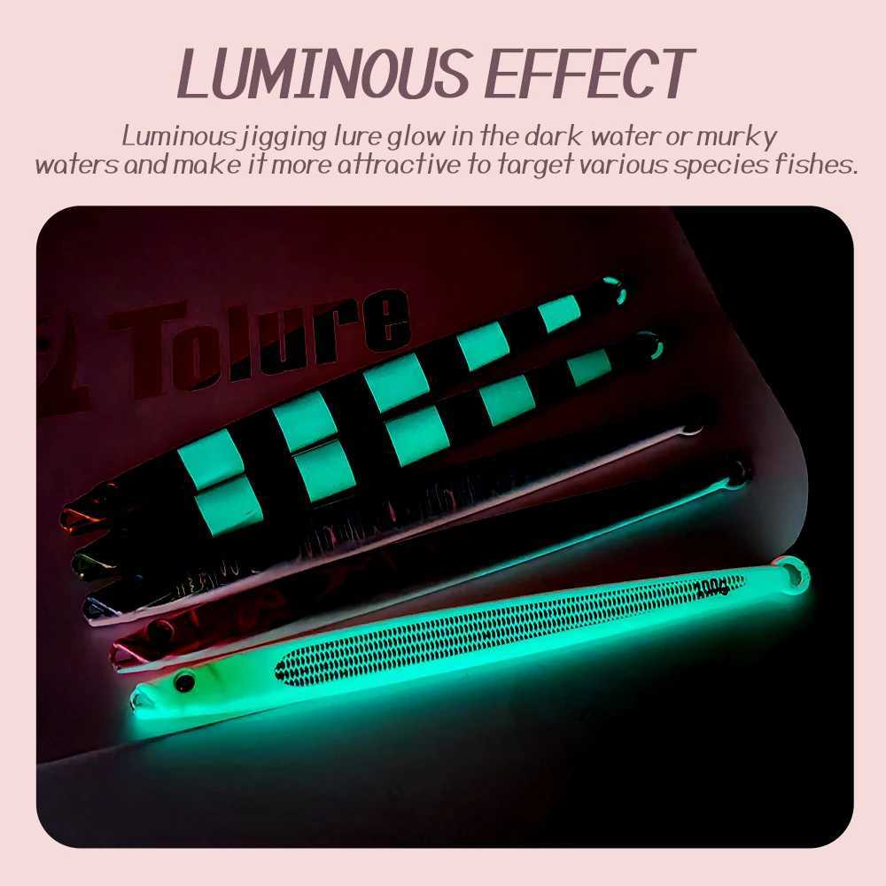 TOLU NEW Fast Sinking Metal Jig 100g150g180g200g250g300g Long Casting Fast Sinking Fall Jigs Saltwater Deepsea Fishing Lure Z250717