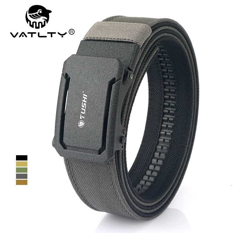VATLTY New Military Belt for Men Sturdy Nylon Metal Automatic Buckle Police Duty Belt Tactical Outdoor Girdle IPSC Accessories W250717
