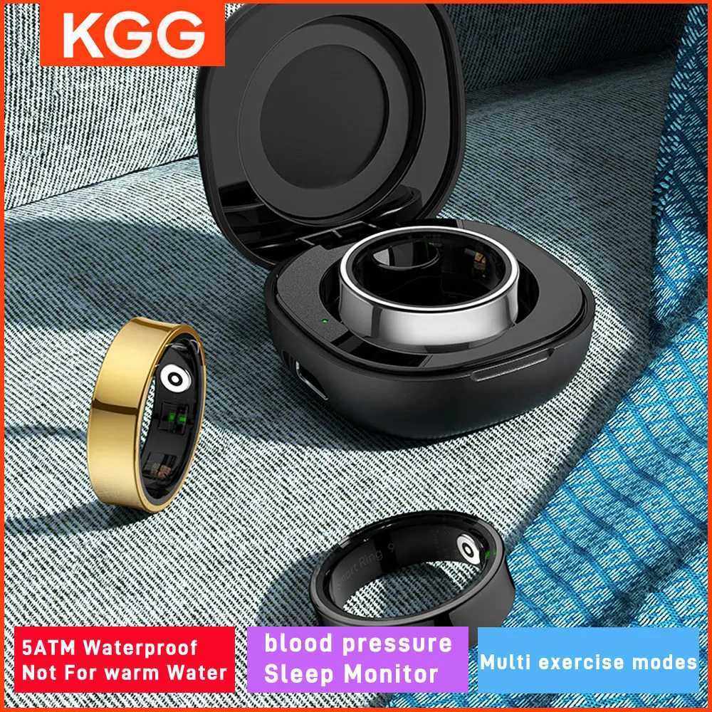 New Smart Ring for Men and Women with Charging Case Skin Temperature Health Sleep Monitor 5ATM Waterproof Camera Control Holidays Gifts W250717