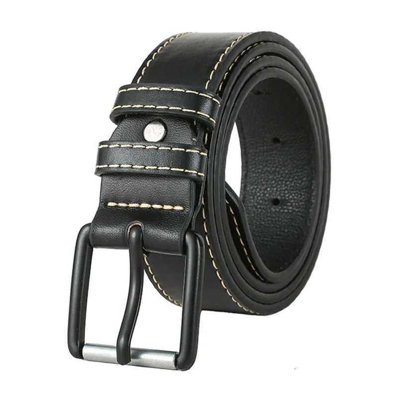 Mens Trousers Belt Simple Fashion Luxury Brand Leather High Quality Waistband Men Luxury Brand Black Belt DT151 W250717