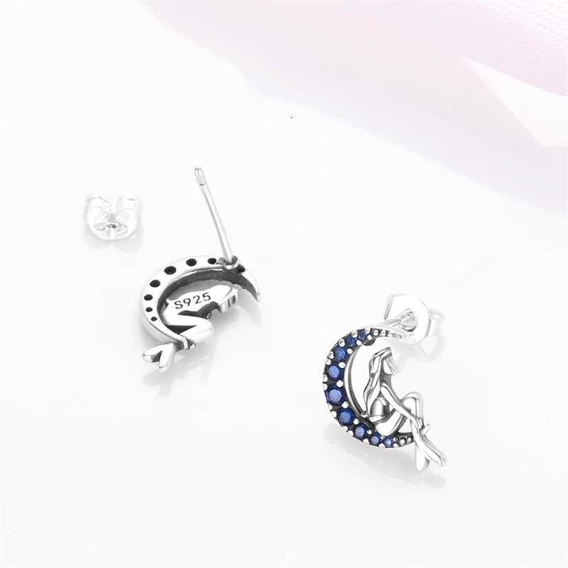 Fashion Spring Series Earrings For Women 925 Silver Color Butterfly Dragonfly Flower Heart Shaped Ear Studs Fine Jewelry Couple y250715