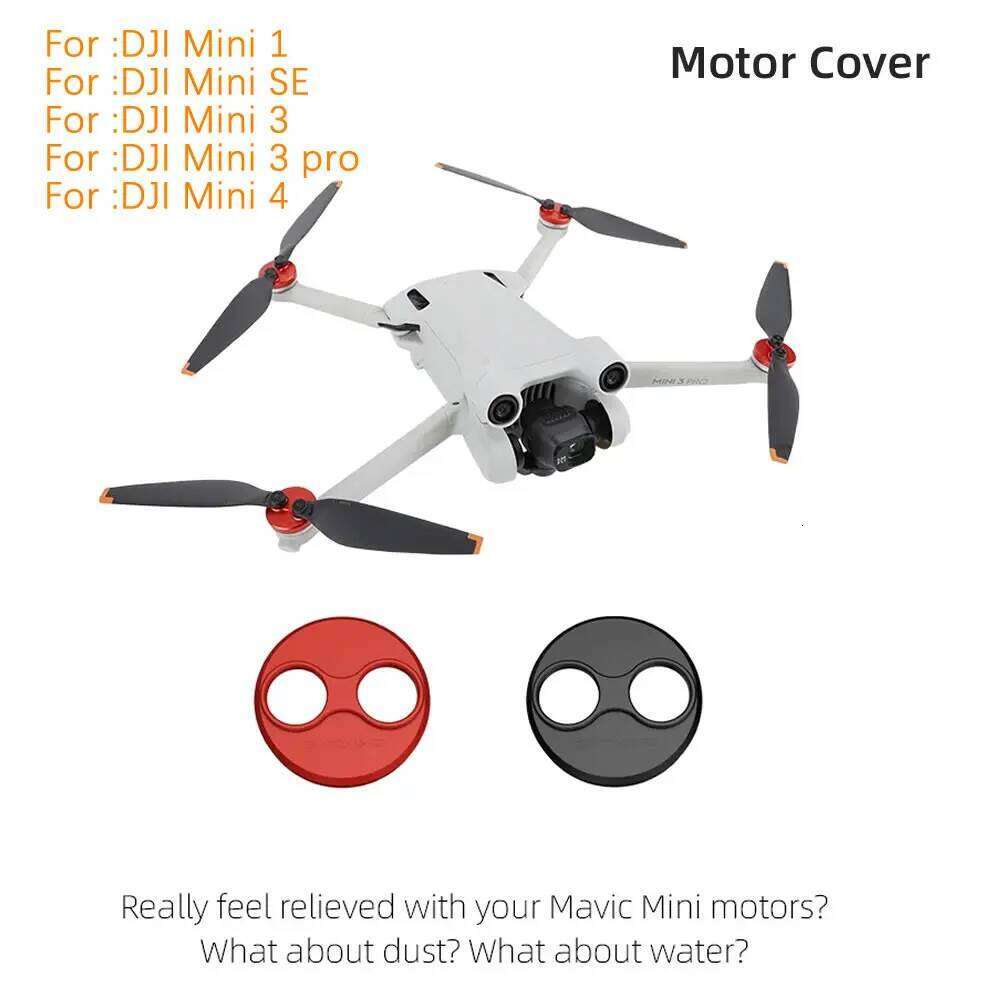Aluminium Motor Cap Hood for DJI Mini 2 SE/MINI 3 Pro Accessories Cover Against Paddles Dust-Proof Engine Protector