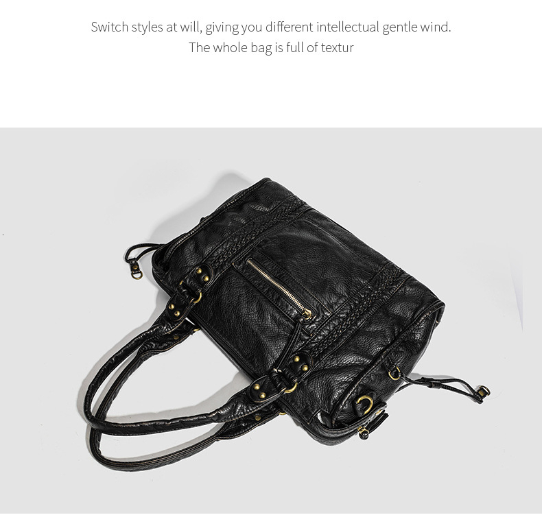 Designer Bag Tote Bag Retro Motorcycle Bag Shoulder Crossbody Bag Handbag Large Capacity Women's Luxury Bag 2025 Washable Bag