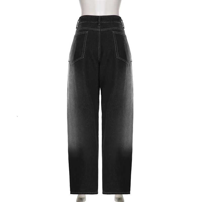 7777777777777777 Streetwear Fashion Oversized Jeans Basic Women Full Length Wide Leg Pants Retro Gothic Trousers Y2K Denim Pant Harajuku R250716