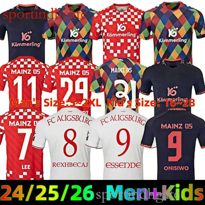 Deutschland Football 24/25/26 Mainz 05 Set Di Maglia Di Calcio: Burkardt, Kowna…