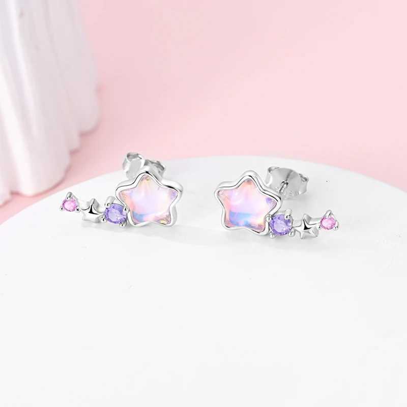 Fashion Spring Series Earrings For Women 925 Silver Color Butterfly Dragonfly Flower Heart Shaped Ear Studs Fine Jewelry Couple y250715