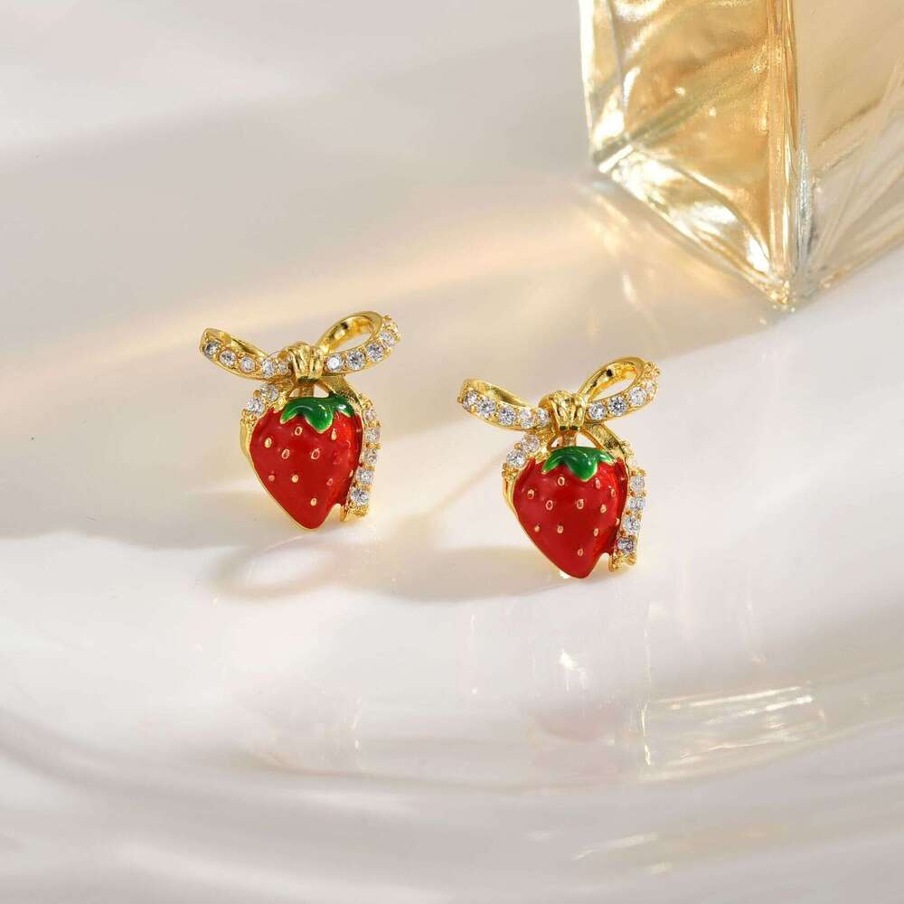 Circle Copper Gold Plated Niche High Fashion Simple Style Elegant Earrings Pendants Ear Jewelry C0b