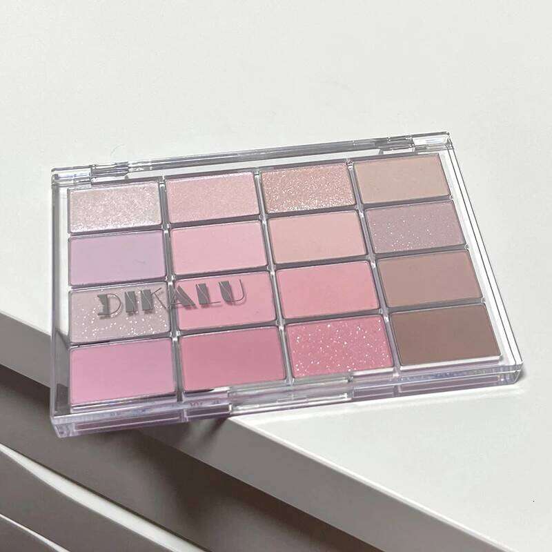 DIKALU Korean Low Saturation Eyeshadow Palette 16 Colors High Appearance Level Matte Contortion Pink Earth Naturally Bri X250717