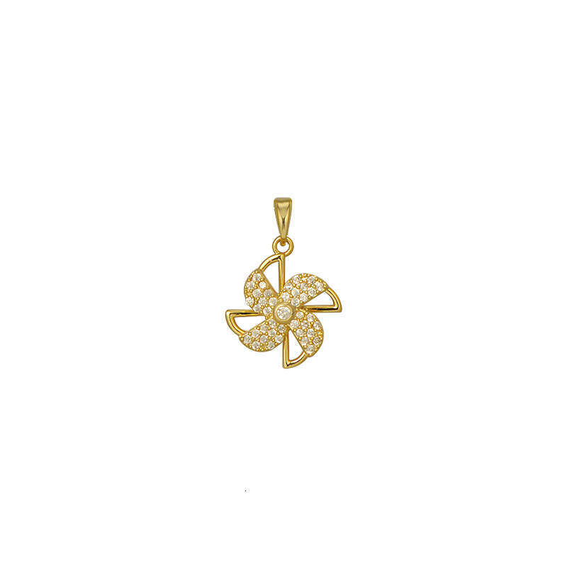 Tiktok Kuaishou Internet Celebrity Fortune Rotating Necklace Women's Jewelry Pendant DIY Accessories 67A