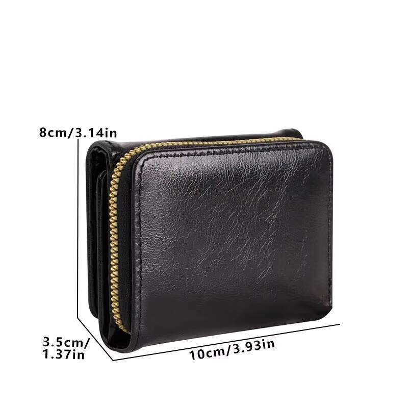 1pc Ladies Short Wallet Lightweight Fashion Suitable Work Business ID Credit Card Christmas Gift For Young Girl ddmynov
