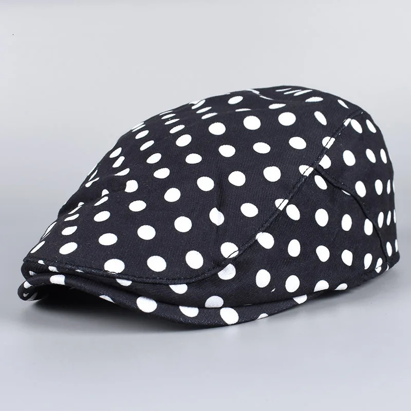 Leopard Print sboy Cap Cotton Spring boina mujer Summer Beret Womens Hat France Vintage Peaky Blinders Flat Hats 250716