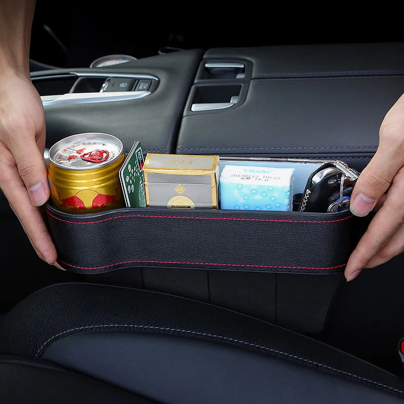 Car Seat Slot Cup Holder Storage Box Multifunctional Center Control Armrest Box Rechargeable Leakproof Slot Plug Car Storage Box 250715